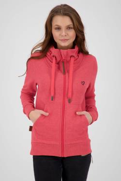 Trendige Sweatjacke Damen VivianAK B Rot von alifeandkickin