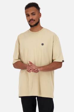 Trendiges Oversize T-Shirt PittAK A für modebewusste Herren Beige von alifeandkickin