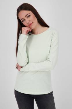 Unkompliziert und vielseitig - Longsleeve LeanaAK A für Damen Hellgrün von alifeandkickin