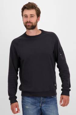VinnAK A Sweatshirt mit Tasche Schwarz von alifeandkickin