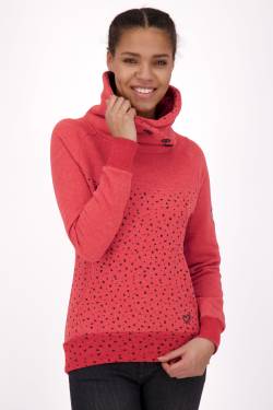 VioletAK A Sweatshirt: Einzigartiger Look für modebewusste Frauen Dunkelrot von alifeandkickin