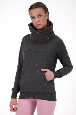 VioletAK A Sweatshirt: Einzigartiger Look für modebewusste Frauen Schwarz von alifeandkickin