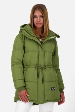 Winterjacke Damen ErinAK A mit Kordelzug Grün von alifeandkickin