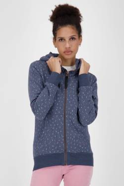 Zauberhafte Damensweatjacke YasminAK B Dunkelblau von alifeandkickin