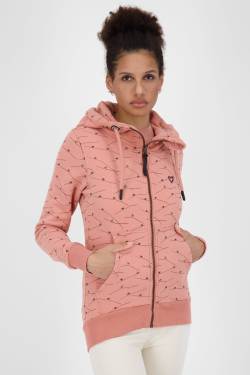 Zauberhafte Damensweatjacke YasminAK B Rosa von alifeandkickin