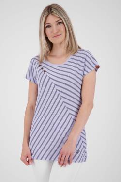 ZoeAK Z T-Shirt für Frauen mit asymmetrisches Design  Violett von alifeandkickin