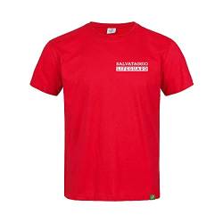 All SAS T-Shirt mit kurzen Ärmeln, Rot, Lifeguard, für Herren, rot, XXL von all sas