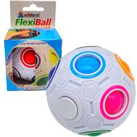 alldoro Spiel, 63076, Flexi Ball Ø 7 cm, weißer Puzzle-Ball mit Drehfunktion von alldoro