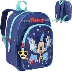 Kinder Rucksack - Disney - Mickey Mouse - Tasche - wasserfest & beschichtet - Kinderrucksack - 2 Fächer - groß Kind - Jungen Mädchen - Kindergartentasche - z... von alles-meine.de GmbH