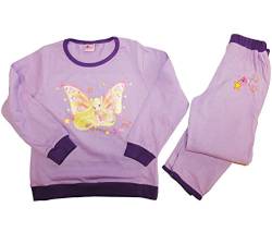 alles-meine.de GmbH 2 TLG. Set - Schlafanzug Pyjama Winx Club - Größe 122/128 Kinder Langarm Schmetterlinge für Mädchen Bloom/Hausanzug/Kinderschlafanzug - 100% Baumwo.. von alles-meine.de GmbH