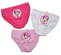 alles-meine.de GmbH 3 TLG. Slip/Unterhosen - Disney Minnie Mouse - Größe 4 bis 5 Jahre - Gr. 110 bis 116-100% Baumwolle - für Kinder Pants Unterhose Slips Punkte Mickey .. von alles-meine.de GmbH