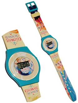 alles-meine.de GmbH Kinderuhr - 5 Funktionen - Digital - Frozen - Disney die Eiskönigin - incl. Name - hochwertige Uhr mit Datumsanzeige - für Mädchen - Quarz Kinder Armbandu.. von alles-meine.de GmbH