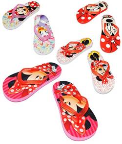 alles-meine.de GmbH Zehentrenner Sandalen - Gr. 31/32 - " Disney Minnie Mouse - rutschfeste Schuhe Schuh/Badeschuhe mit Profilsohle - für Kinder - Mädchen/Hausschuhe Garte.. von alles-meine.de GmbH