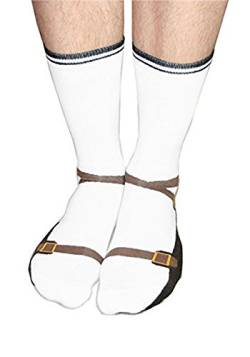 Sandalen Socken - Jesuslatschen Strümpfe Opa im Paar von alltoshop