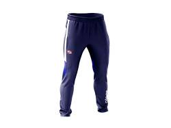 alpas Trainingshose/Jogginghose/Freizeithose Dynamic für Kinder/Jungen Gr. 116 bis 176 *NEU* Sporthose, Farbe: Navy(Marine)/weiß, Größe: 140 von alpas