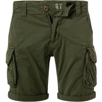 ALPHA INDUSTRIES Herren Cargoshorts grün Baumwolle Slim Fit von alpha industries