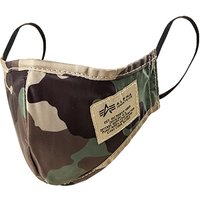 ALPHA INDUSTRIES Herren Maske grün camouflage von alpha industries