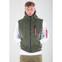 Alpha Industries Blouson ALPHA INDUSTRIES Men - Vests Hooded MA-1 Vest von alpha industries