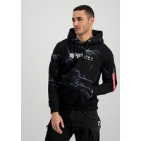 Alpha Industries Hoodie ALPHA INDUSTRIES Men - Hoodies Lightning AOP Hoody von alpha industries