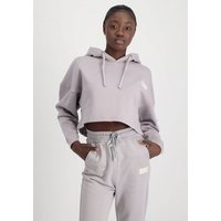 Alpha Industries Hoodie ALPHA INDUSTRIES Women - Hoodies Organics Cropped OS Hoody Wmn von alpha industries