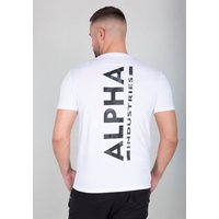 Alpha Industries Rundhalsshirt Back Tee Camo Print von alpha industries