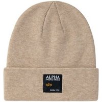 Alpha Industries Skimütze ALPHA INDUSTRIES Accessoires - Headwear Label Beanie von alpha industries