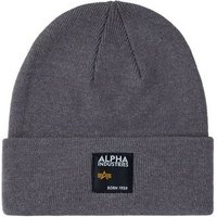 Alpha Industries Skimütze ALPHA INDUSTRIES Accessoires - Headwear Label Beanie von alpha industries