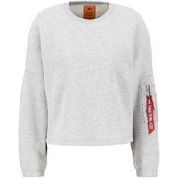 Alpha Industries Sweater ALPHA INDUSTRIES Women - Sweatshirts X-Fit Label OS Sweater Wmn von alpha industries