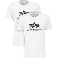 Alpha Industries T-Shirt ALPHA INDUSTRIES Men - T-Shirts Basic T 2 Pack von alpha industries