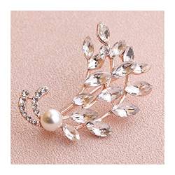 Brosche Damen Damen Broschen Modeschmuck Schöne Accessoires Kristall exquisite Blumen Kleidung Pin Hochzeitsgeschenk Mann Fashion Brosche (Color : E) von anfeng-2