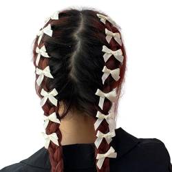 15 Stück einfarbige Haarschleifen, kleine Mini-Schleife, Haarspangen, niedliches Haarband, Haarspangen, Haarstyling-Werkzeuge von antianzhizhuang