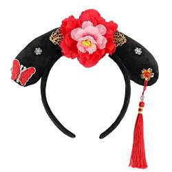 Antikes chinesisches Stirnband, Haarreif, chinesisches altes Stirnband, traditionelles Haar-Accessoire, Prinzessinnenkopfschmuck für Damen von antianzhizhuang