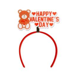 Modischer Valentinstag-Kopfschmuck, stilvolles Haarband, Schmuck für Party, Bühnenauftritte, Kopfbedeckung, Ornament, Valentinstagsgeschenk für Freundin von antianzhizhuang