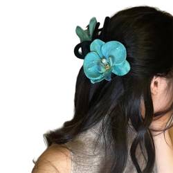 Trendige Schmetterlings-Blumen-Haarklammer, vielseitig und stabil, niedlicher Kunststoff, Blumen-Haarklammer für Frauen und Mädchen, wunderbares Geschenk für Familien von antianzhizhuang