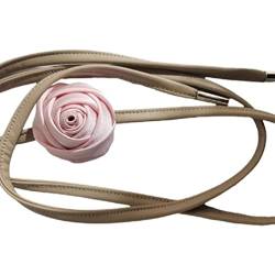 apughize Blumen-Choker-Rosen-Halskette, Rosen-Blumen-Choker mit PU-Kette, Stoffmaterial, Stoff-Zubehör für Frauen und Mädchen, romantische Blumen-Halskette von apughize
