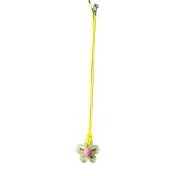 apughize Halskette mit unregelmäßigem Blumenanhänger, Choker, modischer Party-Schmuck, Kunstharz, Geschenk für Frauen und Mädchen, Blumenanhänger von apughize