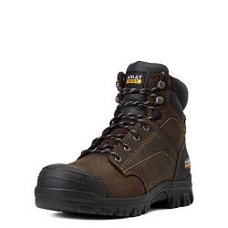 ARIAT Womens Treadfast 6 Inch Waterproof Steel Toe Work Safety Shoes Casual - Brown - Size 8.5 B von ariat