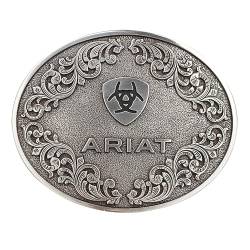 Ariat Mens Oval Floral Western Scroll Belt Buckle von ariat