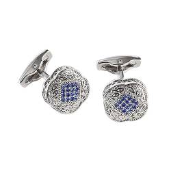 Cufflinks Herren Unisex Business Bankett Hochzeit Anzug Hemd Knopf Zubehör Klassische Zeit Manschettenknöpfe von asdchZen