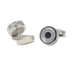 Cufflinks Manschettenknöpfe, Rotgold, Silber, rund, formell, Business, Smoking, Herren-Manschettenknöpfe von asdchZen