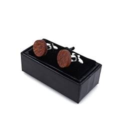 Schmuck Herren-Manschettenknöpfe Holz Manschettenknöpfe Hochzeit Bräutigam Anker Manschettenknöpfe Hemd Manschettenknöpfe für Herren Casual Manschettenknöpfe Geschenkbox von asdchZen