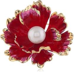Vintage Chinesische Stil Blumenbrosche Weibliche Pin Corsage Cheongsam Jacke Mit Schmuck (4,6 * 4,4 Cm) von asdchZen