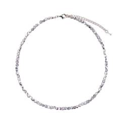 asdchZen Halskette für Damen, Choker, glitzernd, Kristall, schlichtes Halsband, Halsband, Schmuck, Wake up von asdchZen