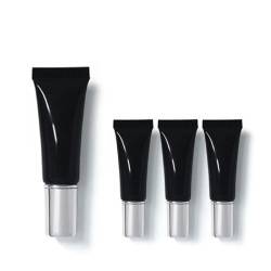 Aspire 4 Pack 0.34 OZ/10 ML Black Makeup Eye Cream Bottle Cosmetic Sample Soft Tube von aspire