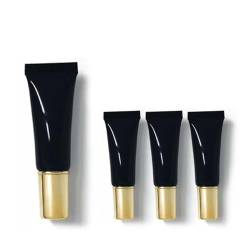 Aspire 4 Pack 0.34 OZ/10 ML Black Makeup Eye Cream Bottle Cosmetic Soft Tube von aspire