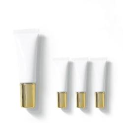 Aspire 4 Pack 0.34 OZ/10 ML White Makeup Eye Cream Bottle Cosmetic Soft Tube von aspire