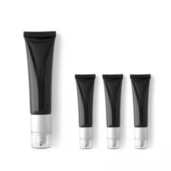 Aspire 4 Pack 1.7 OZ/50 ML Plastic Cosmetic Airless Pump Tube BB Cream Soft Tube von aspire