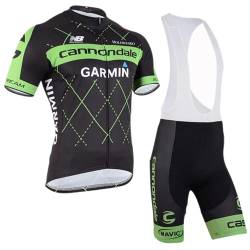 assocauicy Herren Kurzarm Fahrrad Trikot Set,Atmungsaktiv Schnell Trocknend Radtrikot Mit 4d Gel Gepolsterten Shorts Fahrradbekleidung Set von assocauicy