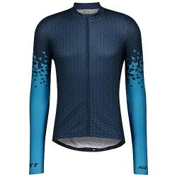 assocauicy Radtrikot Herren Langarm,Fahrrad Trikots Herren Jersey Tasche Reißverschluss Stretch Atmungsaktiv Und Schnell Trocken von assocauicy