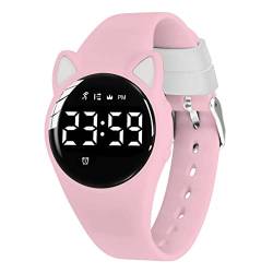 aswan watch Digitaluhr Kinder Mädchen Jungen mit Schrittzähler,Wecker,Stoppuhr, Licht,Datum-Sport Armbanduhr ohne App und Handy mit Silikonarmband von aswan watch